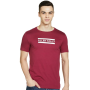 Allen Solly Men's Regular Fit Maroon T-Shirt