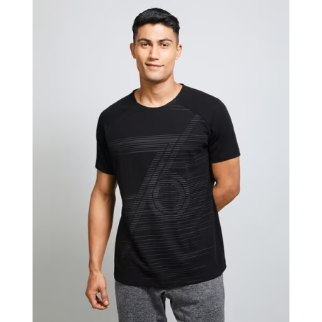 Jockey Men Printed Regular Fit Crew-Neck T-Shirt